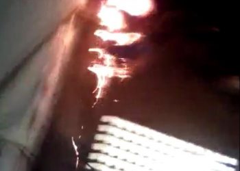 VÍDEO- MARAGOGI- Ventilador pega fogo em sala de aula em Ponta de Mangue.