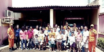 MARAGOGI- Pacientes da APAE se encantam com visita ao Corpo de Bombeiros