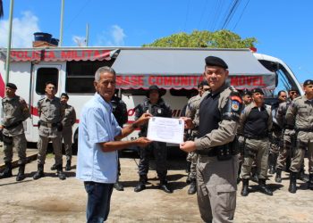 MARAGOGI- Jozemir Cavalcanti é homenageado por integrantes do 6° Batalhão de Polícia Militar.