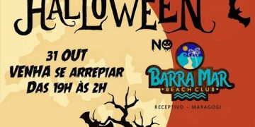 MARAGOGI- Barra Mar Beach Club promoverá festa de Halloween e disponibilizará transporte gratuito para os maragogienses.