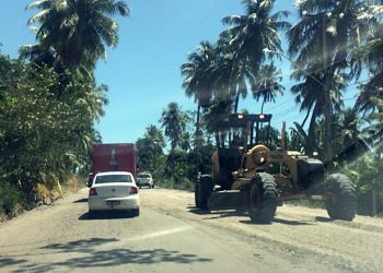 MARAGOGI- Governo do Estado reinicia obra de asfalto na AL 101 Norte.