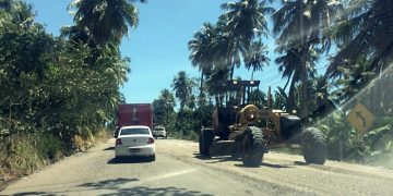 MARAGOGI- Governo do Estado reinicia obra de asfalto na AL 101 Norte.