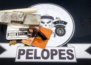 MARAGOGI- Menor é apreendido em Peroba com droga e arma de fogo