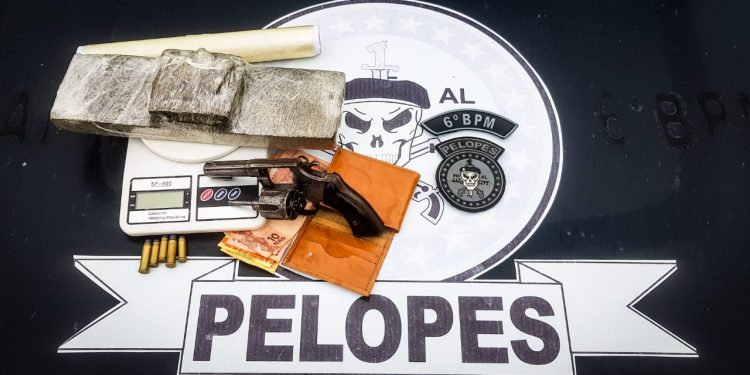 MARAGOGI- Menor é apreendido em Peroba com droga e arma de fogo