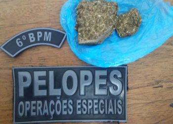 Em São Bento, jovem tenta fugir ao avistar viatura da PM e é preso com maconha.