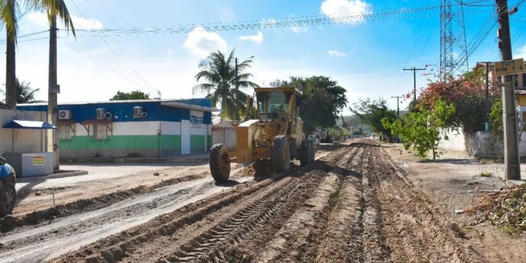 Maragogi: Obras de pavimentação é iniciada em Peroba e rua de Trás em São Bento