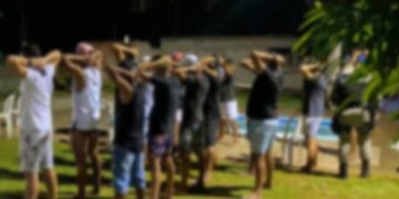 6°BPM encerra festa clandestina com aglomeração em Japaratinga