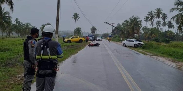 Acidente deixa dois feridos em Porto de Pedras