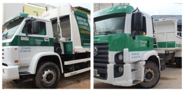 Nova caçamba e novo compactador reforçam a frota da Saneape em Maragogi