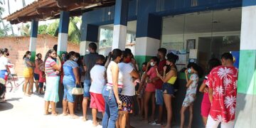 Após descentralização de imunizante, crianças de 12 anos ou mais lotaram posto médico em São Bento