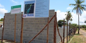 Canteiro para obras do sistema de esgotamento sanitário começa a ser instalado em Peroba