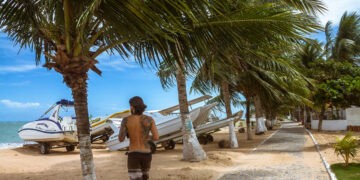 Turistas roubados na orla de Japaratinga