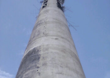 Maragogi: Pedaços de concreto caem de torre de telefonia; Defesa Civil e Corpo de Bombeiros são acionados