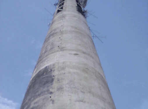 Maragogi: Pedaços de concreto caem de torre de telefonia; Defesa Civil e Corpo de Bombeiros são acionados 