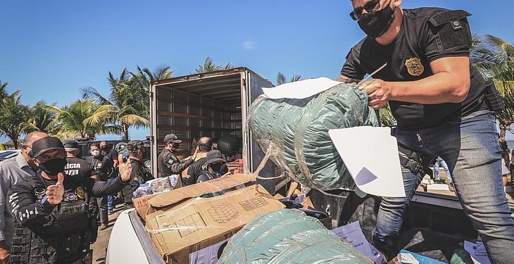 Forças de Segurança de AL apreenderam mais de 4 toneladas de droga em 2021