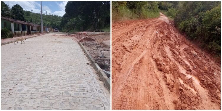 Agrovilas calçadas e população da zona rural isolada em Maragogi