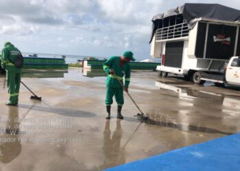 MARAGOGI — Saneape dá show de limpeza na Avenida mais movimentada de Alagoas