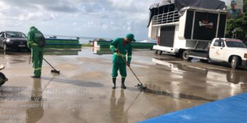 MARAGOGI — Saneape dá show de limpeza na Avenida mais movimentada de Alagoas