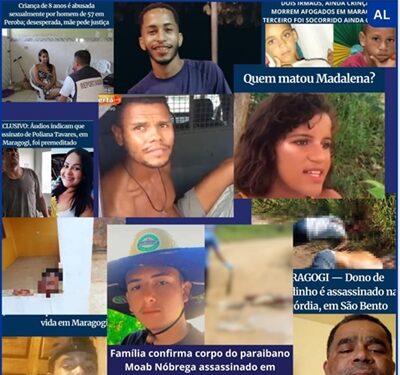 Terror em Maragogi e os crimes brutais — violência desenfreada, tortura, estupro, decapitção e esquartejamento