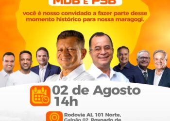 Eleições 2024 – Convenção do MDB para lançar Marcos Madeira como candidato a Prefeito de Maragogi acontece nesta sexta-feira (2)